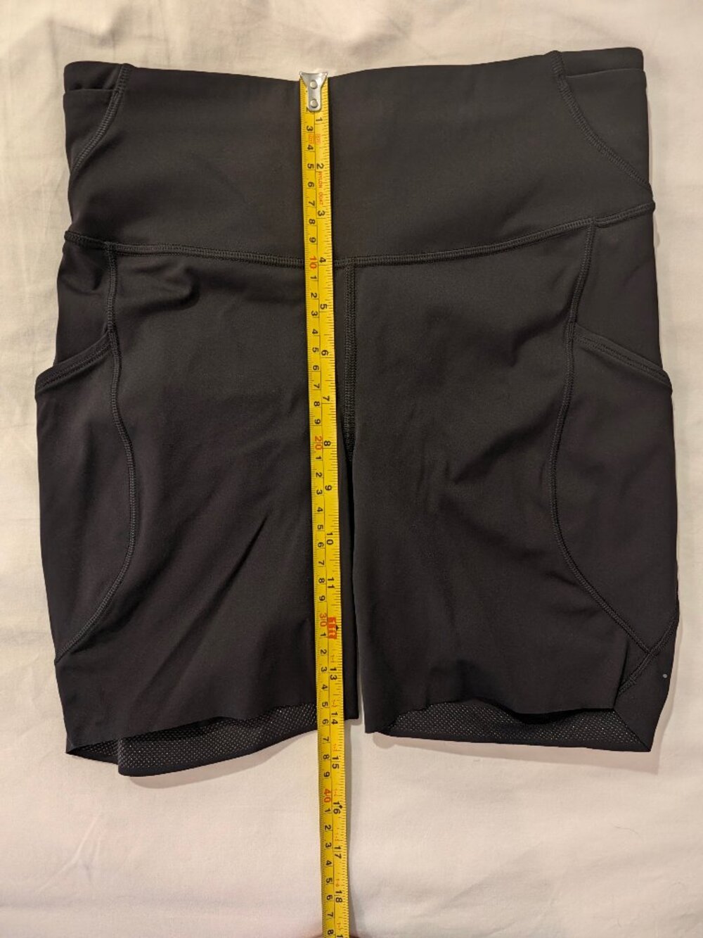 Lululemon Fast and Free High-Rise Bike Short 6" Black size 6